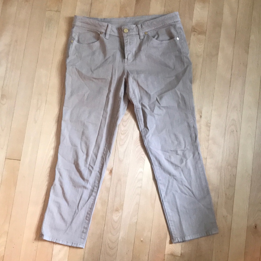 Tory Birch khaki cropped jeans